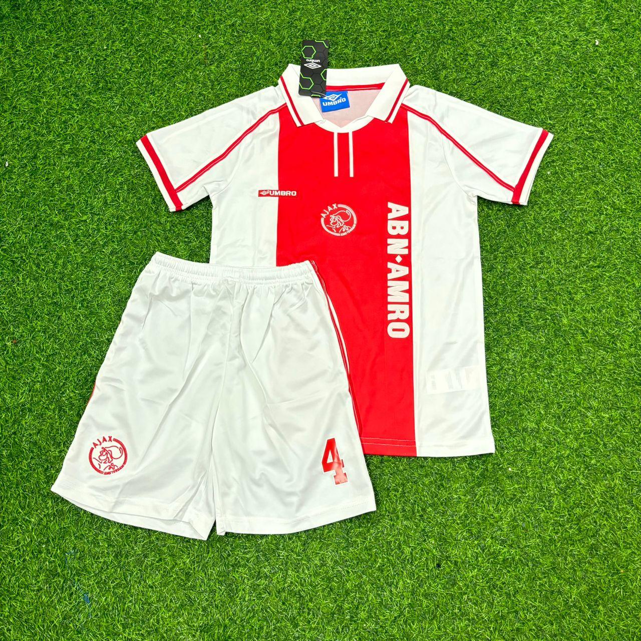 Clarence Seedorf Ajax Retro White Football Jersey