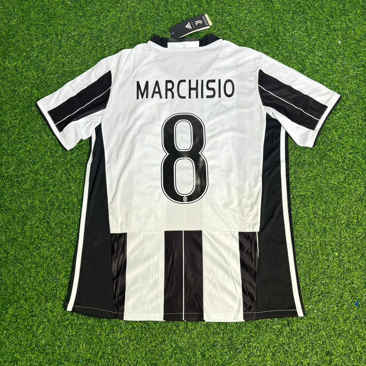 Claudio Marchisio Juventus 2016/17 Heim-Retro-Fußballtrikot-Set