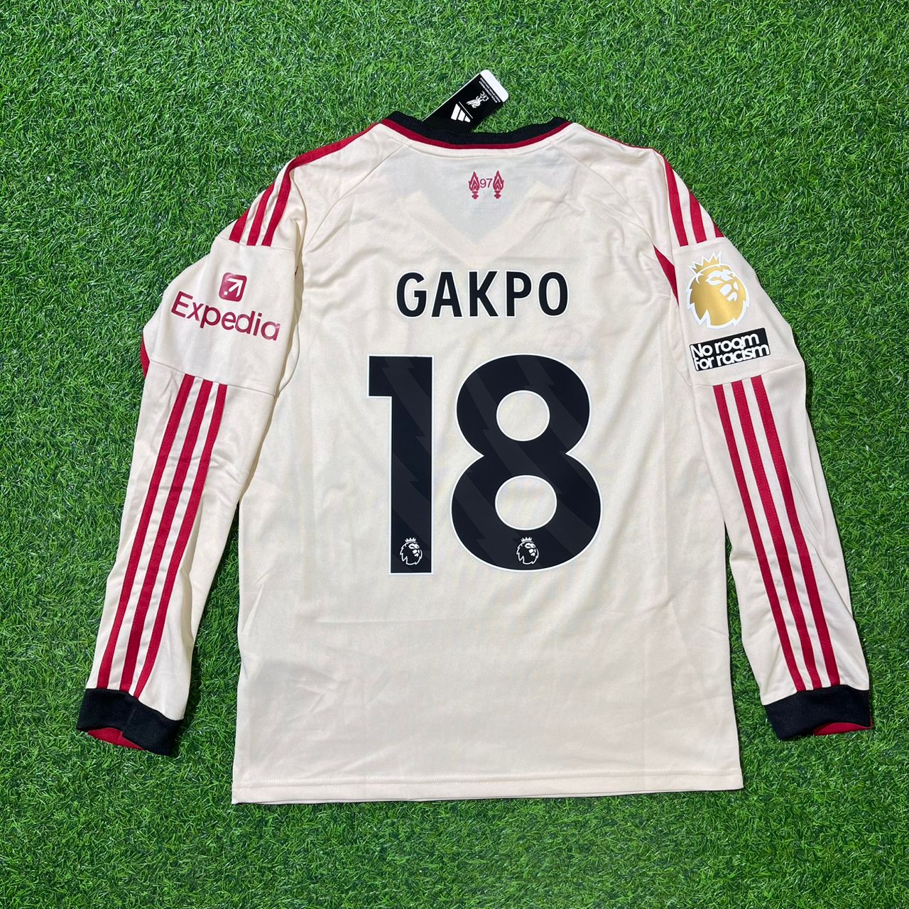 Cody Gakpo Liverpool 2025 New Season Away Long Sleeve Football Jersey Kit