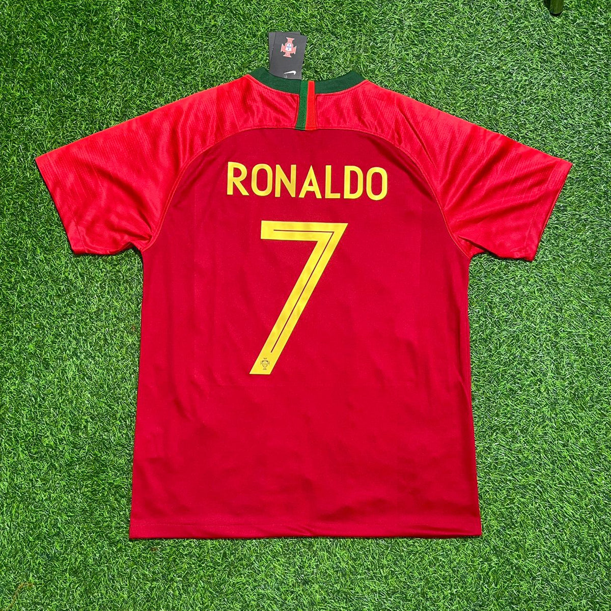Cristiano Ronaldo Portugal 2018 Retro Voetbalshirt