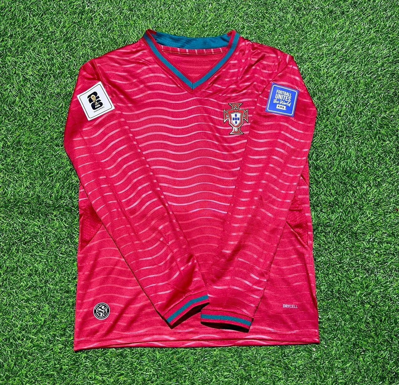 Gonçalo Guedes Portugal 2026 Red Home New Season Long Sleeve Football Jersey