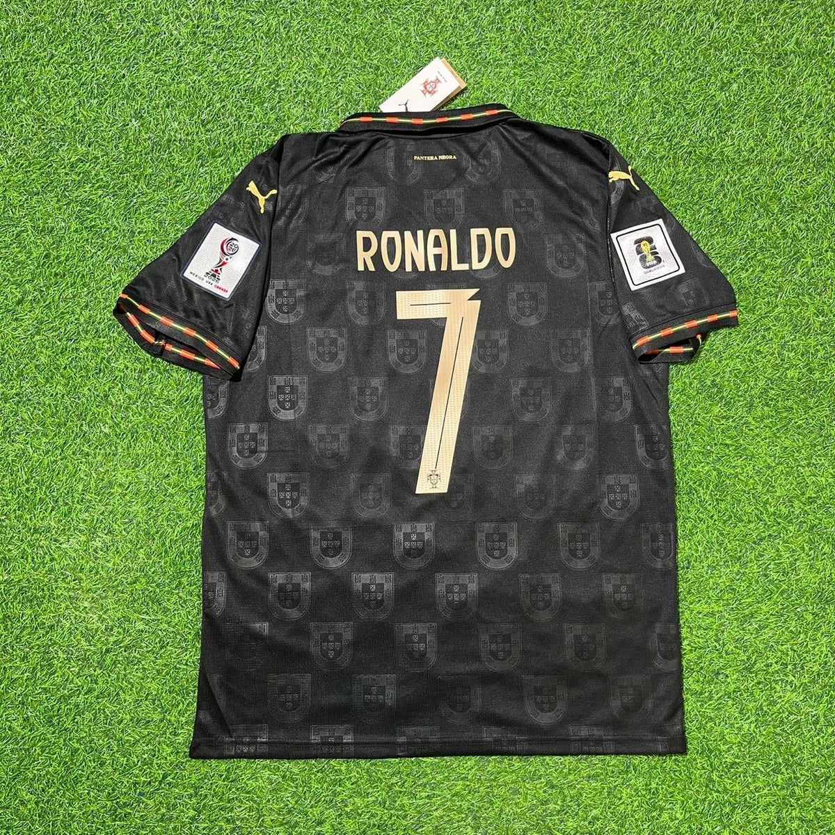 Cristiano Ronaldo #7 Portugal 2026 World Cup Black Football Jersey