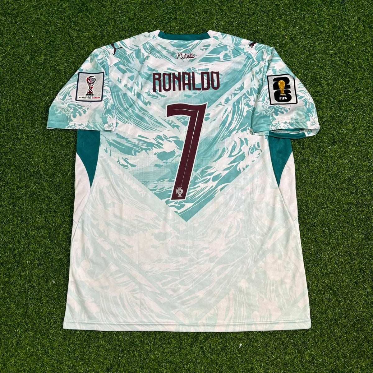 Cristiano Ronaldo Portugal 2026 World Cup White Away Football Jersey