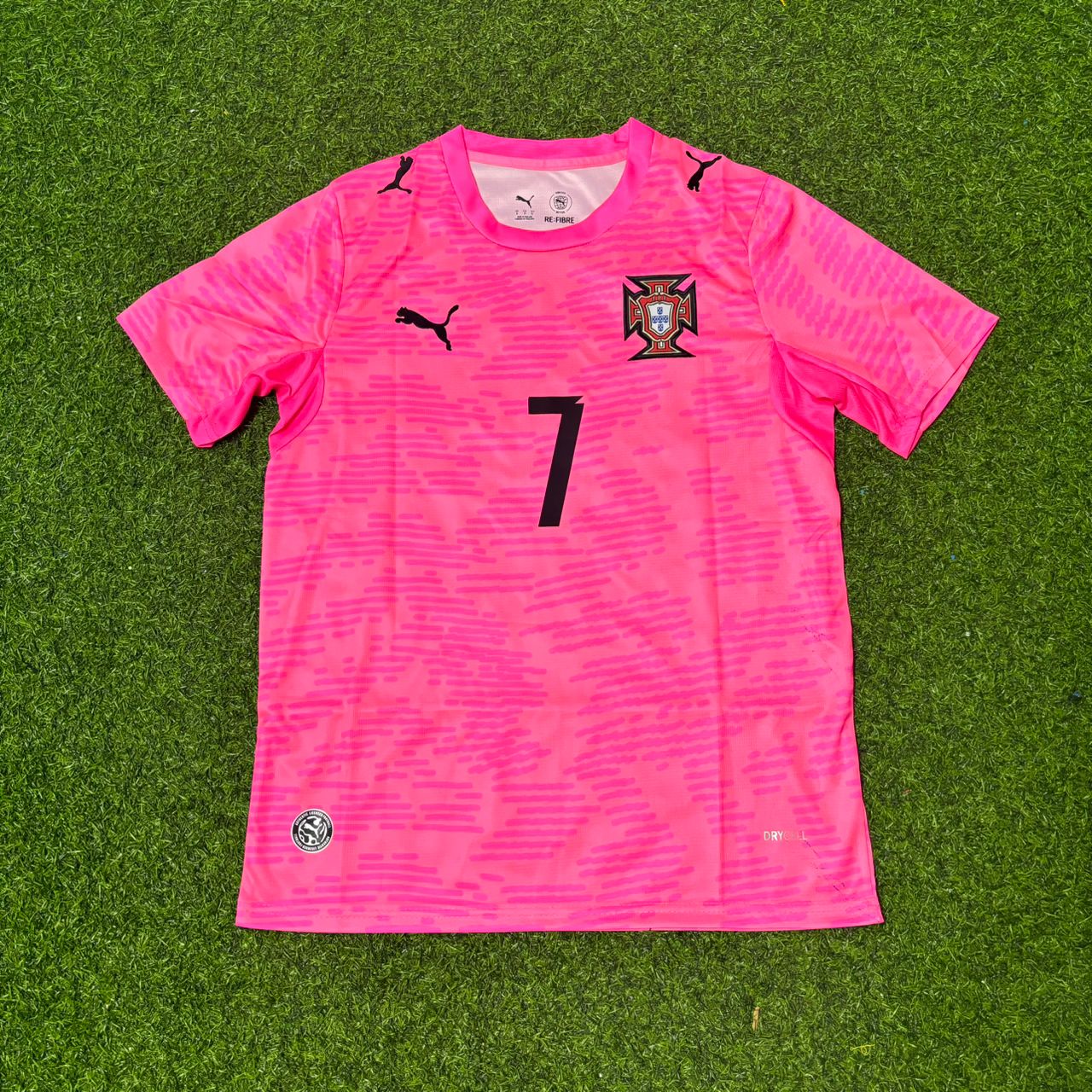 Cristiano Ronaldo Portugal 2026 World Cup Pink Football Jersey