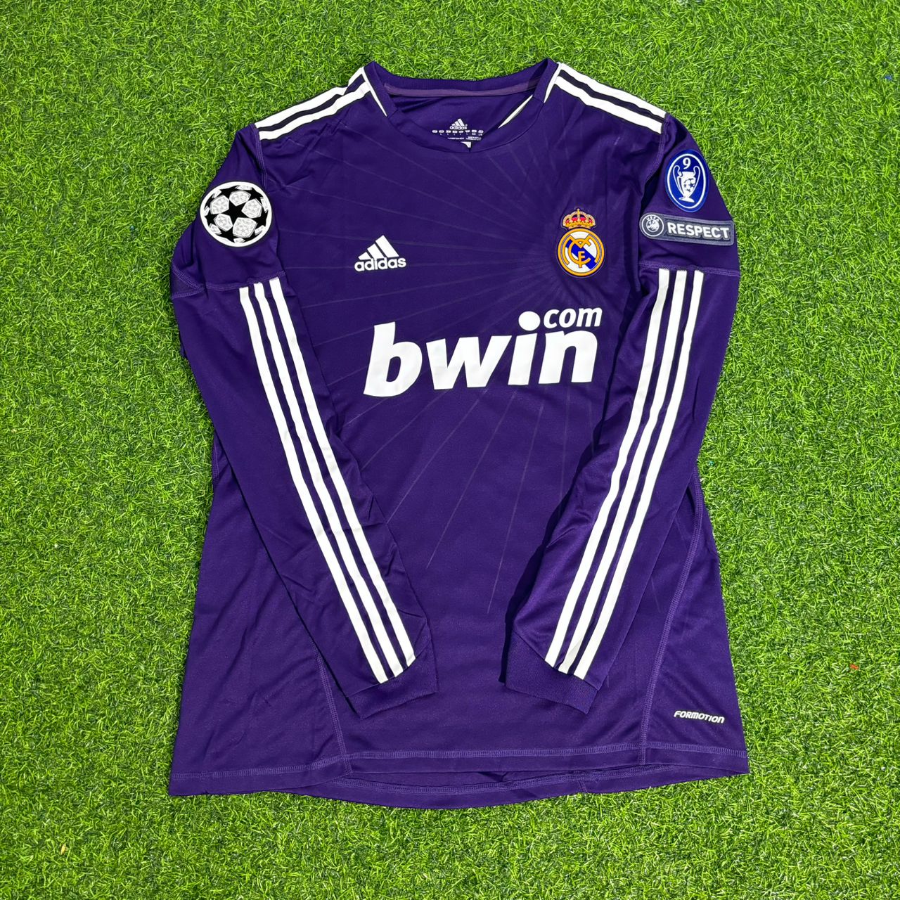 Cristiano Ronaldo 7- Real Madrid 2010/2011 Purple Long Sleeve Football Jersey