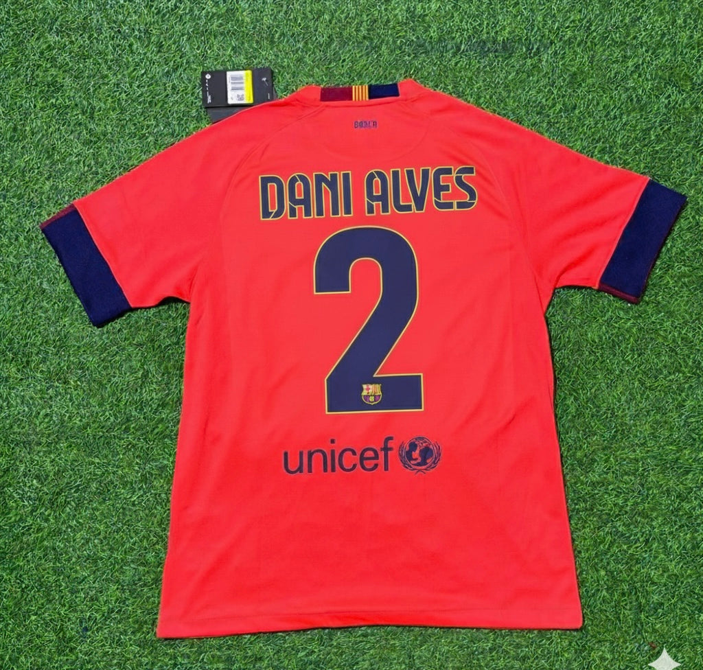 Dani Alves 2- Barcelona 2014 Kit Season Retro Trikot Maillot Jersey