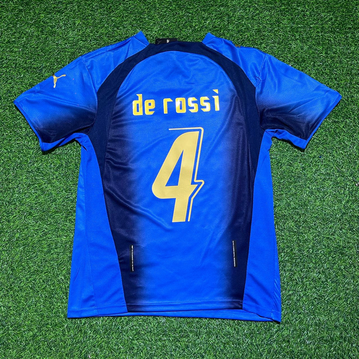 Daniele De Rossi 4 – Italien WM-Finale 2006 Retro-Trikot Maillot Trikot Maglia Fußballtrikot