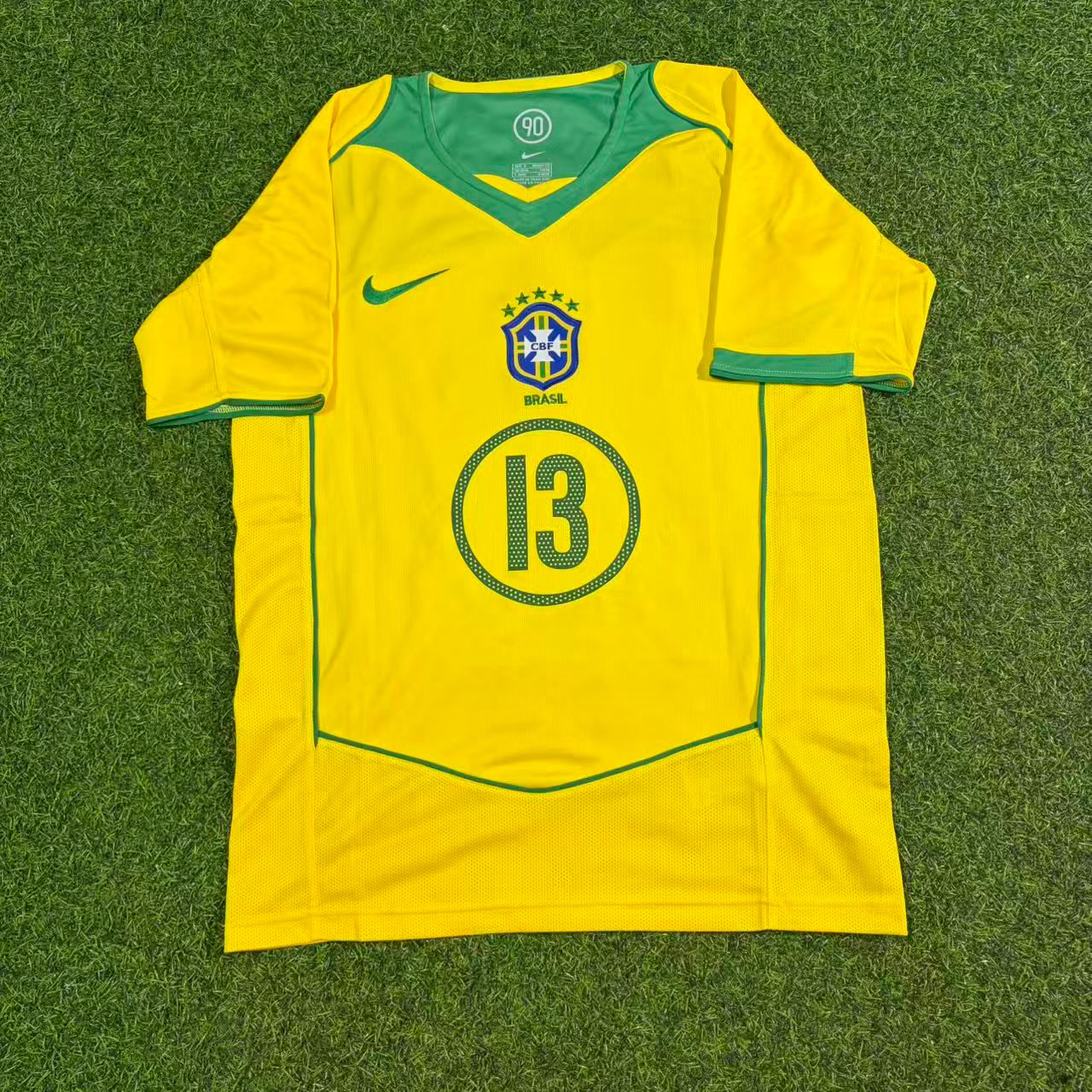 Dante 13– Brazil Retro Kit Jersey – | Trikot | Maillot Soccer Shirt
