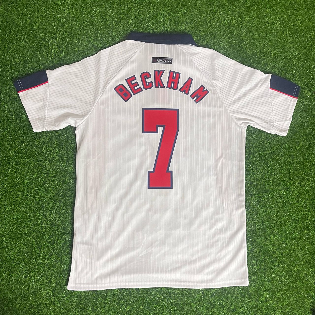 David Beckham 1998 Sleeve White Jersey