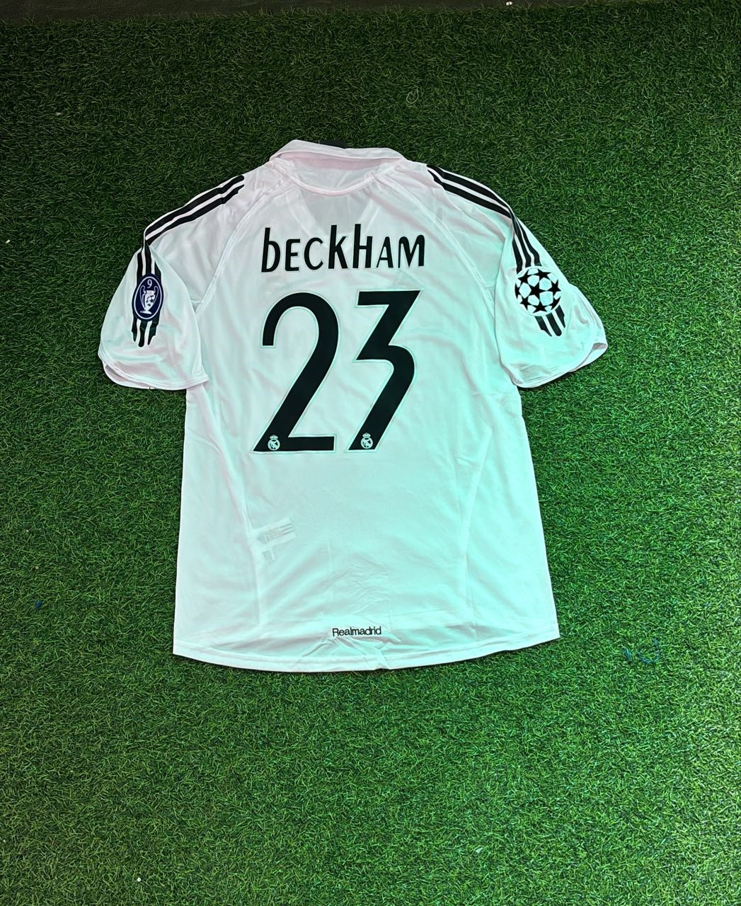 David Beckham Real Madrid 2005/06 Weißes Retro-Fußballtrikot