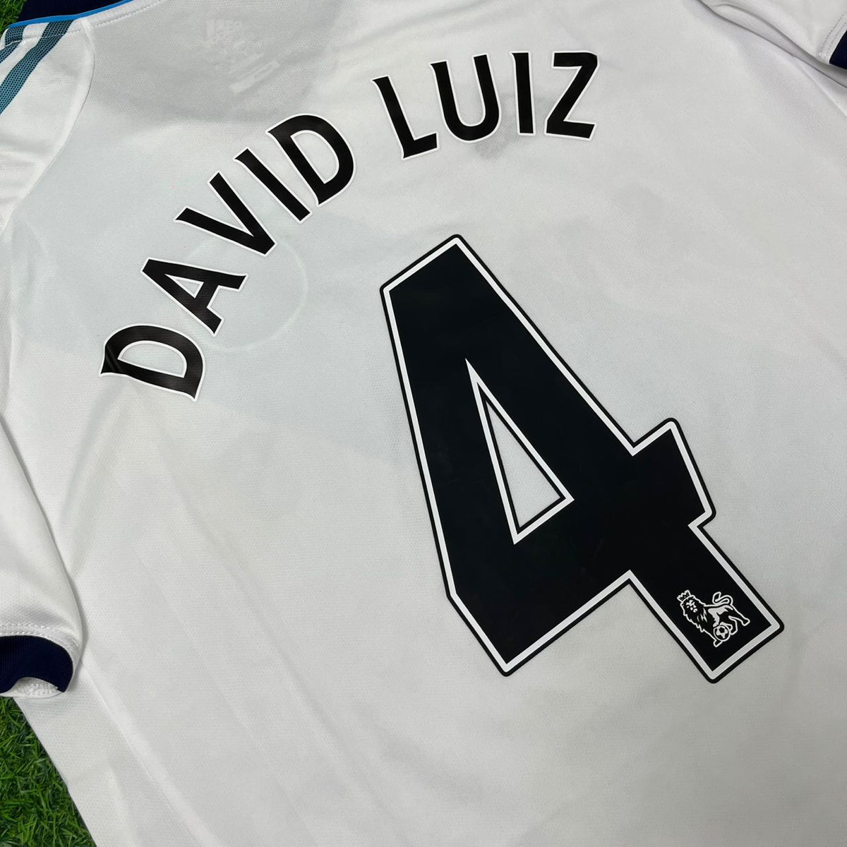 David Luiz Chelsea 2012-2013 Retro White Football Jersey