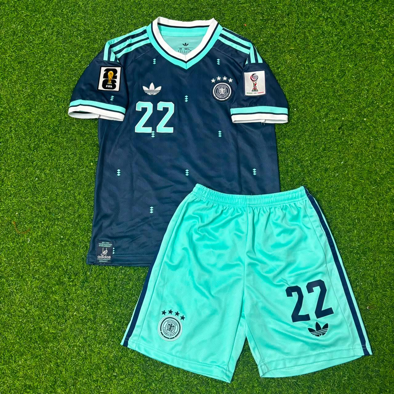David Raum #22 Deutschland 2026 Weltmeisterschaft Kinder Fußballtrikot