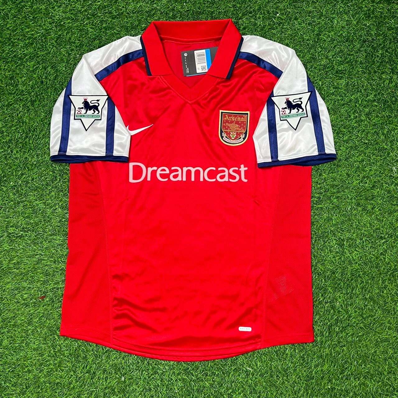 Davor Šuker Arsenal 1999–2000 Rot Weiß Retro Fußballtrikot