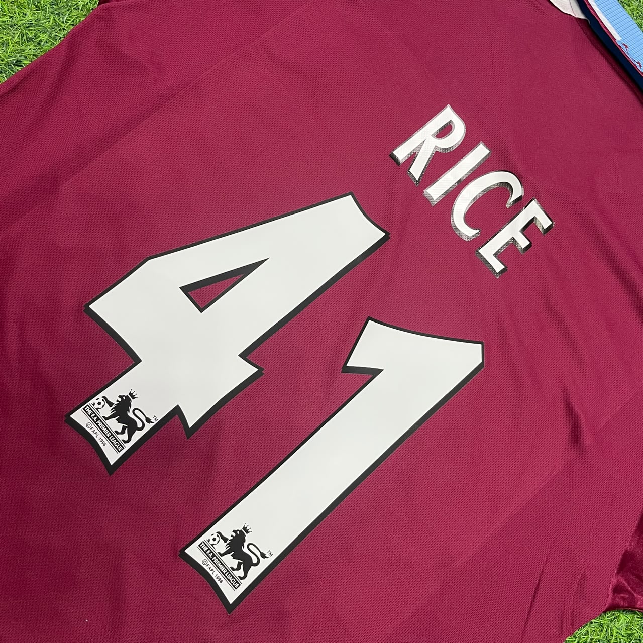 Declan Rice #41 West Ham United Home Retro Football Jersey