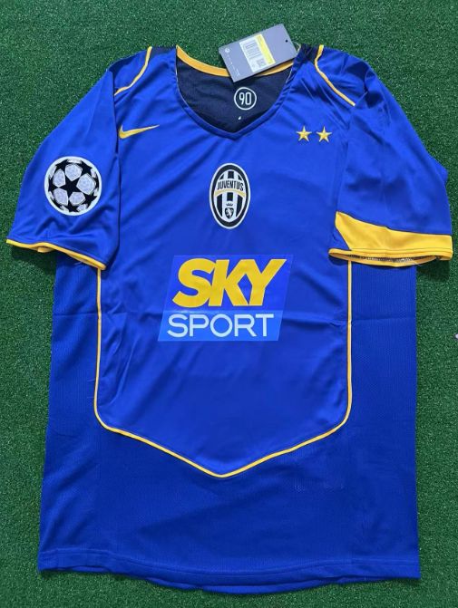 Maillot rétro bleu Adrian Mutu Juventus 2004-2005 | Maillot de football