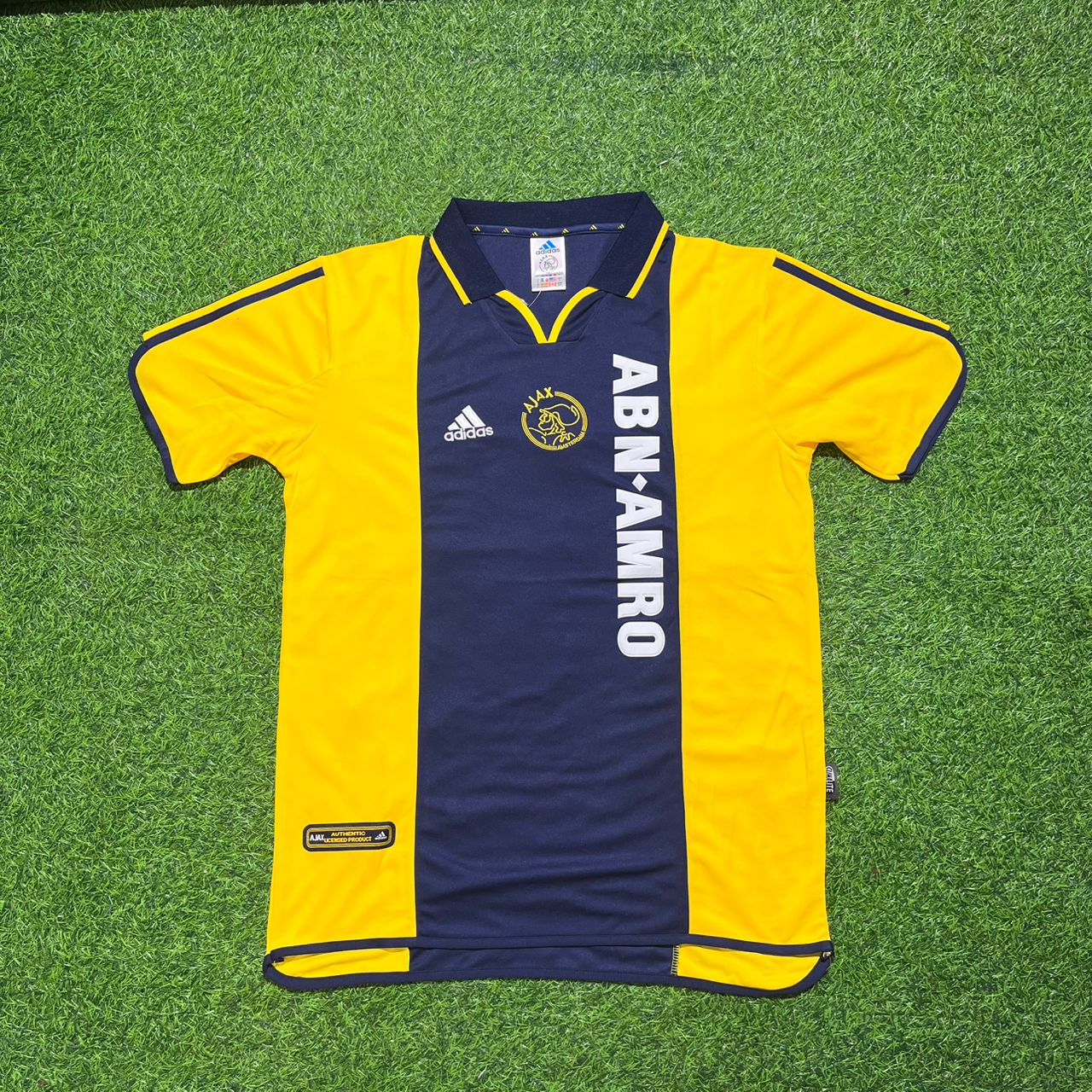 Patrick Kluivert Ajax Retro Yellow Football Jersey