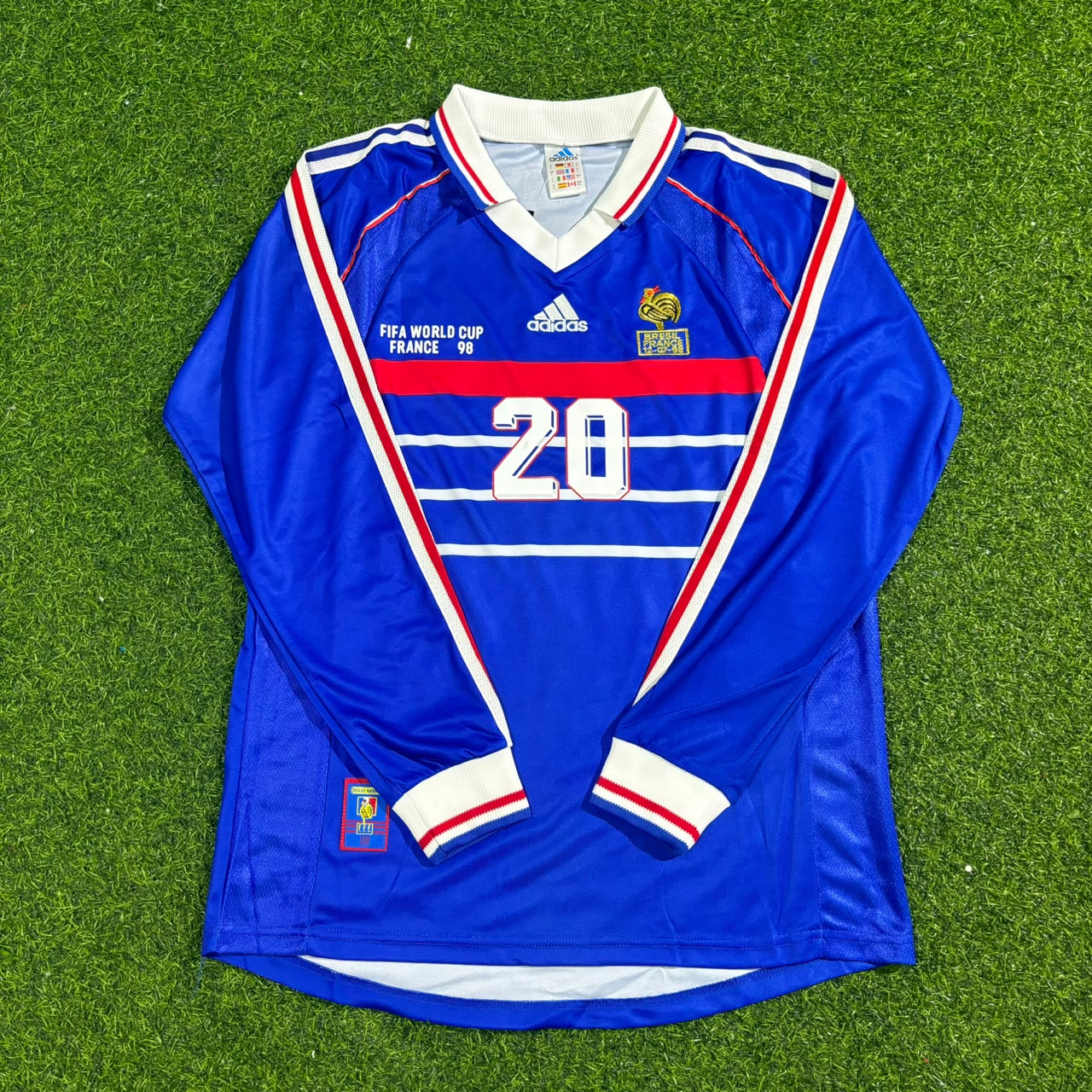 Désiré Doué France Long Sleeve Retro Football Jersey