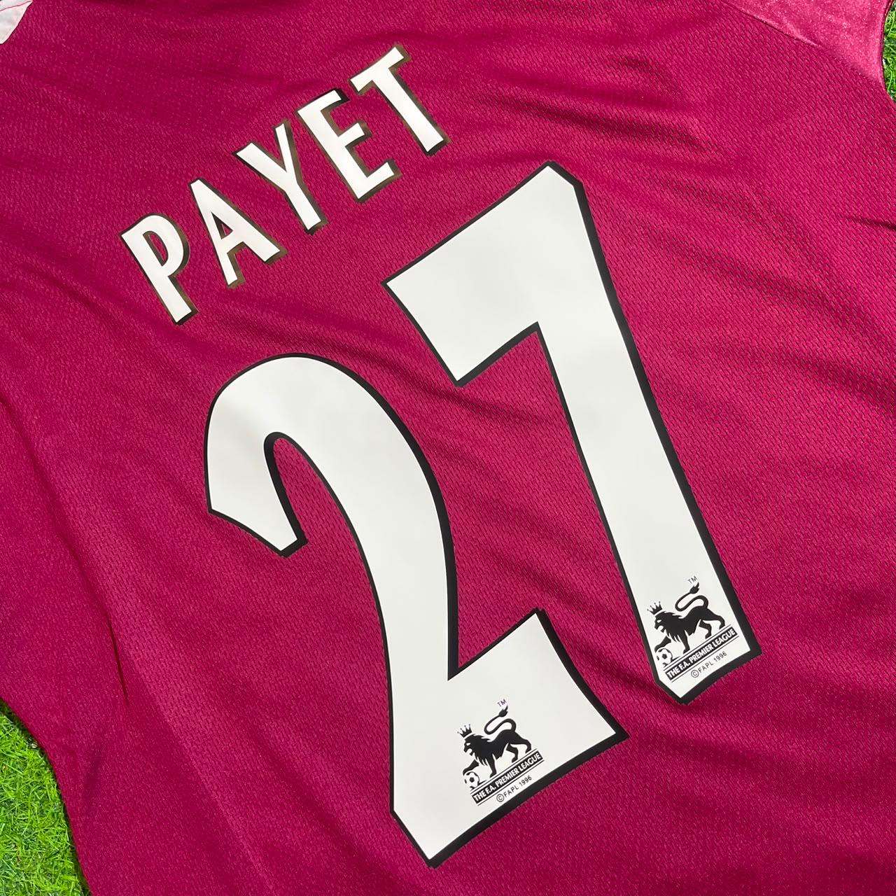 Dimitri Payet #27 West Ham United Home Retro Football Jersey