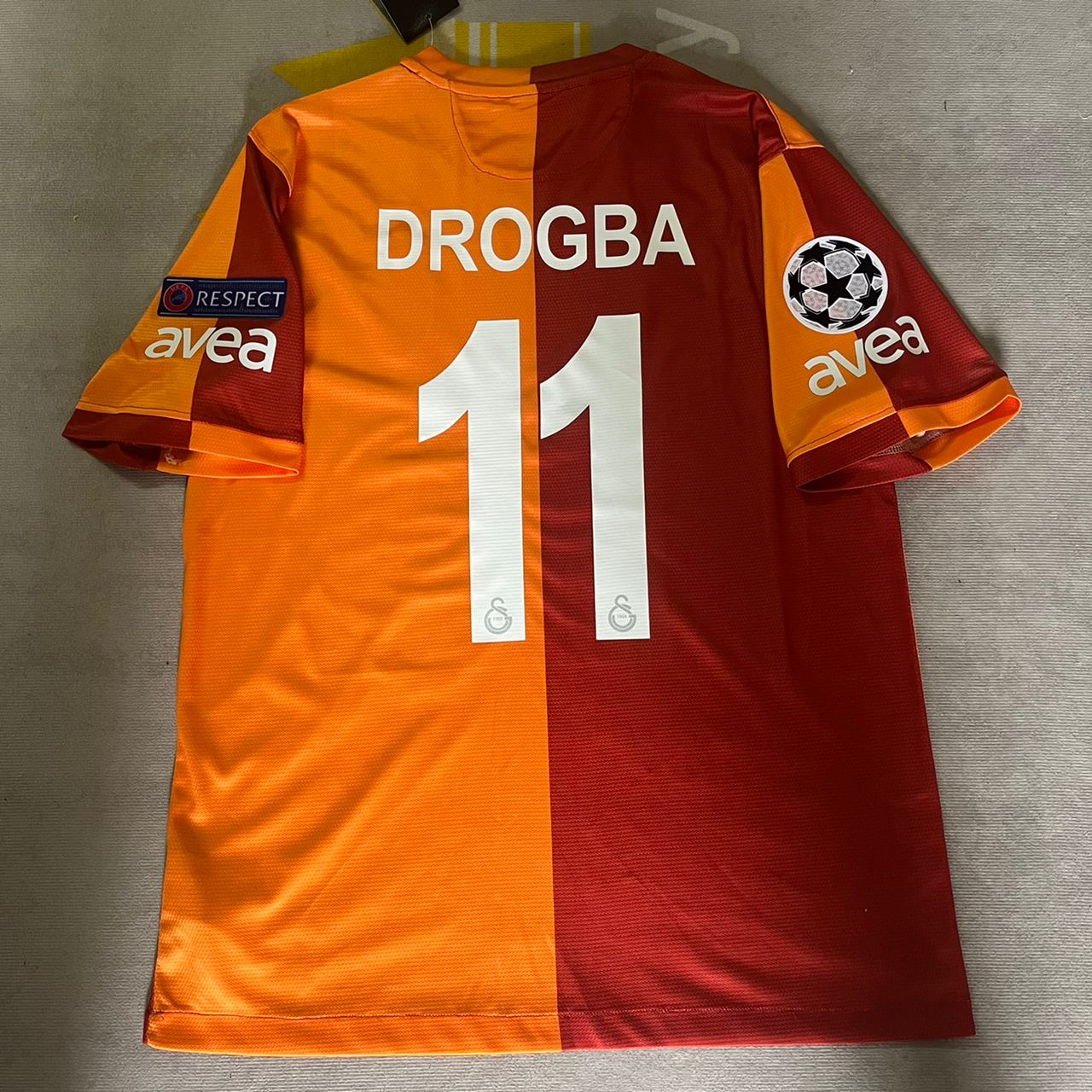 Didier Drogba #12 Galatasaray Retro 2012-2013 Sezonu Formasi Home Jersey Trikot Maillot Soccer Shirt