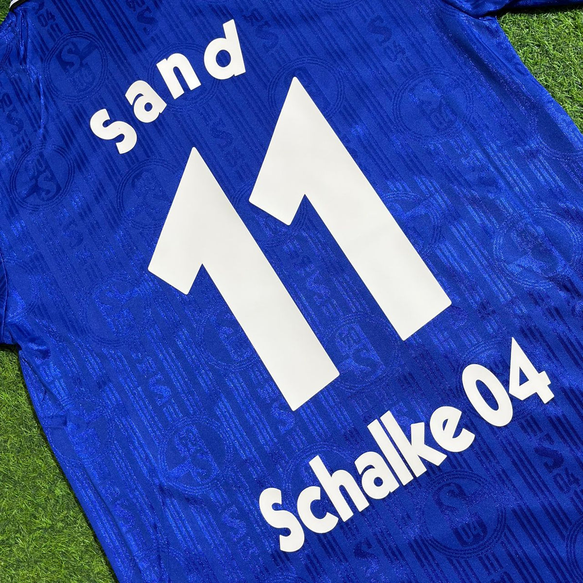 Ebbe Sand Schalke 04 Heim Retro Fußballtrikot
