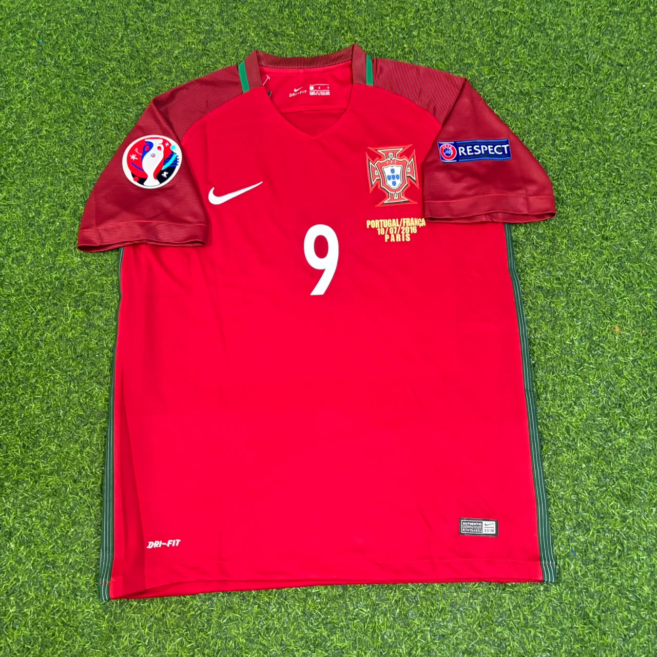 Eder Portugal EURO 2016 Final Retro Jersey Trikot Maglia