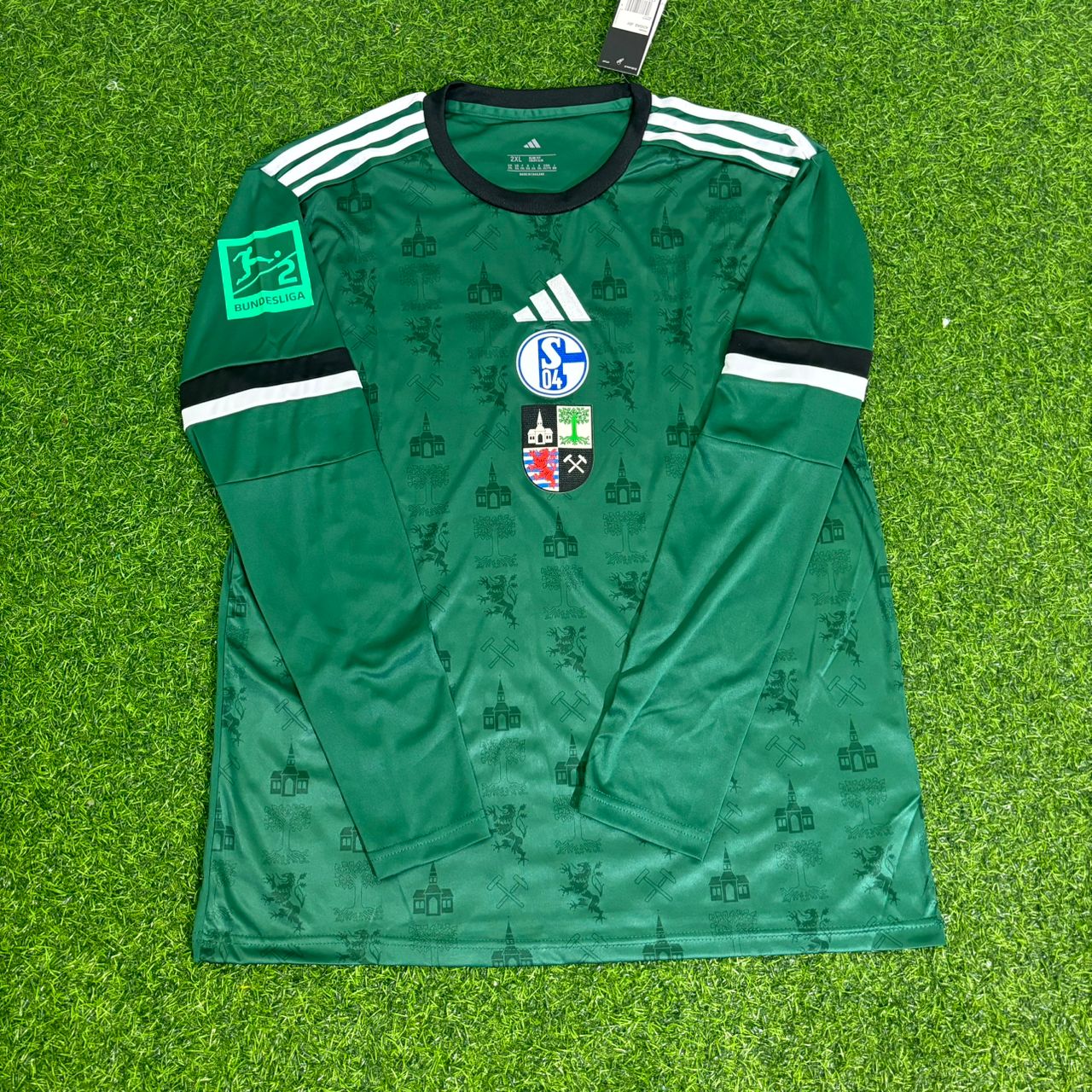 Edin Dzeko 10- Schalke 04 Long Sleeve Gelsenkirchen Special Edition Football Jersey