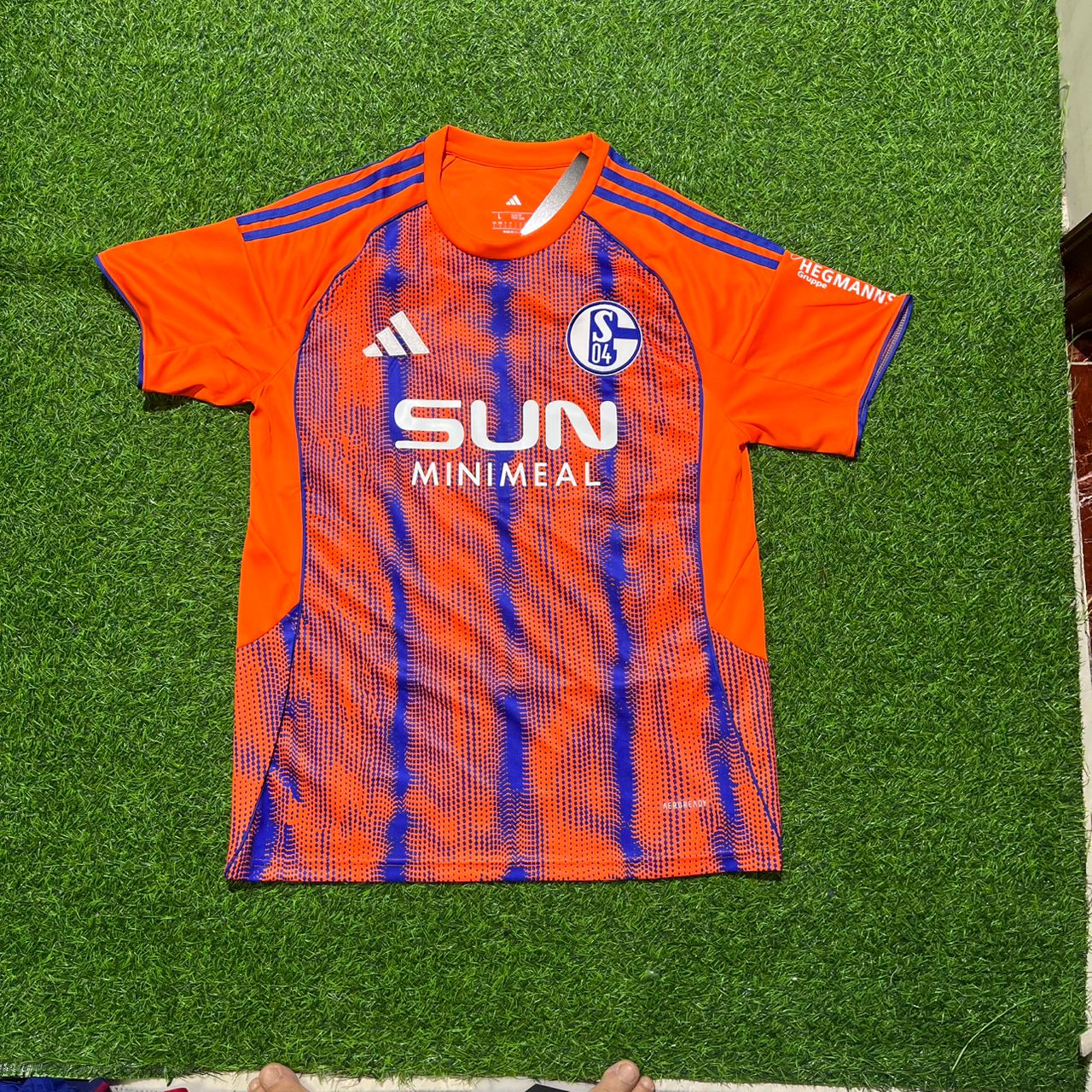 Edin Dzeko 10 Schalke 04 Orange New Season Football Jersey