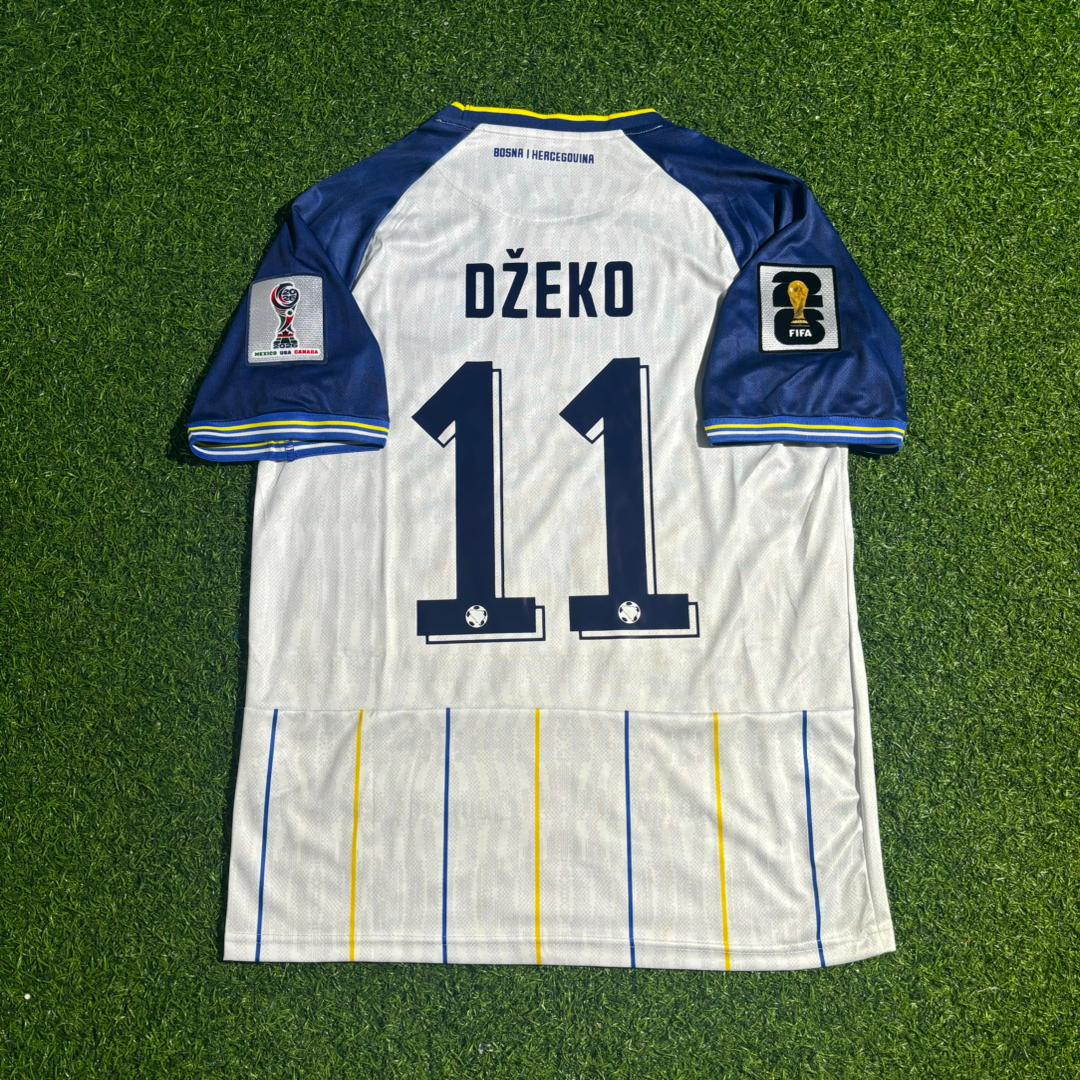 Edin Džeko Bosnia and Herzegovina 2026 World Cup White Football Jersey