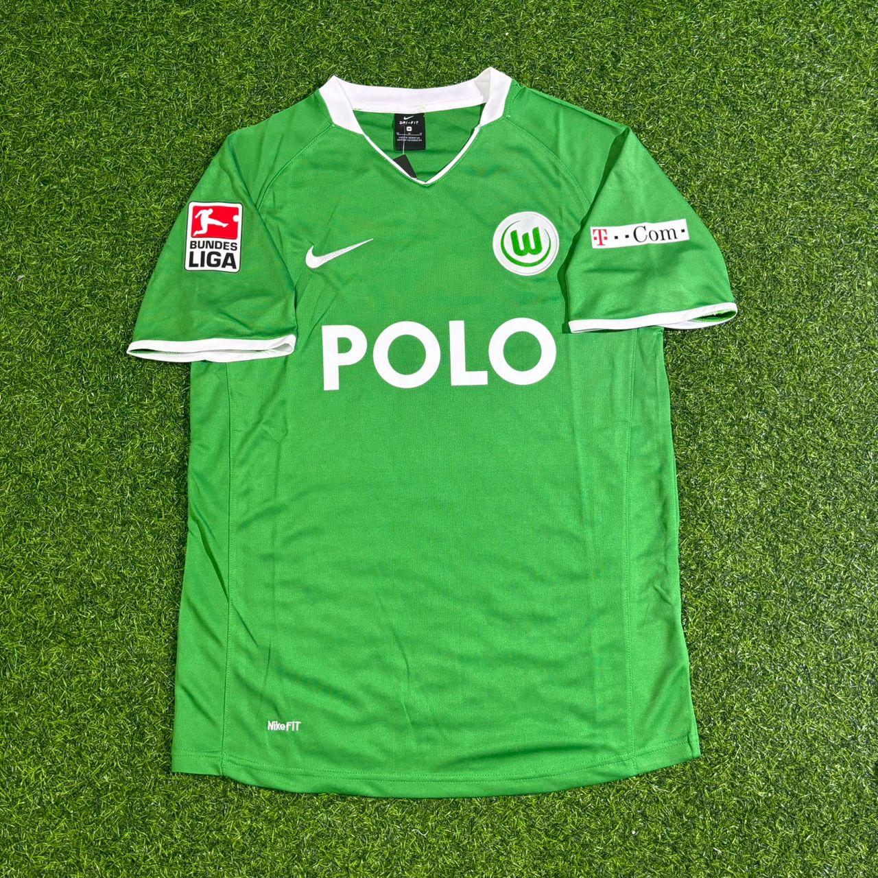 Edin Dzeko VfL Wolfsburg 2008-2009 Champion Year Home Football Jersey