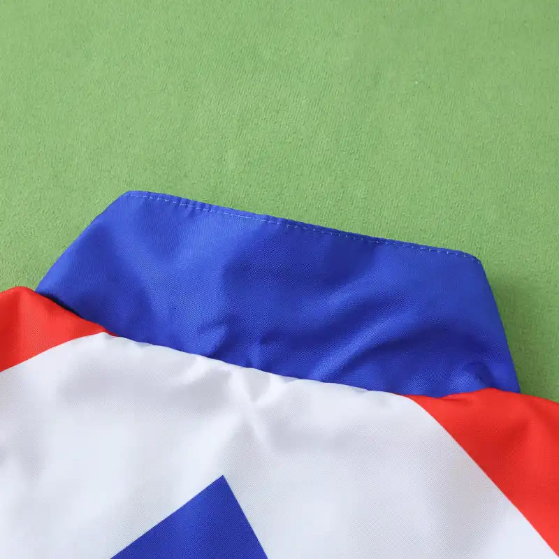 France 1986 Retro Both Sides Football Windbreaker Windjacke