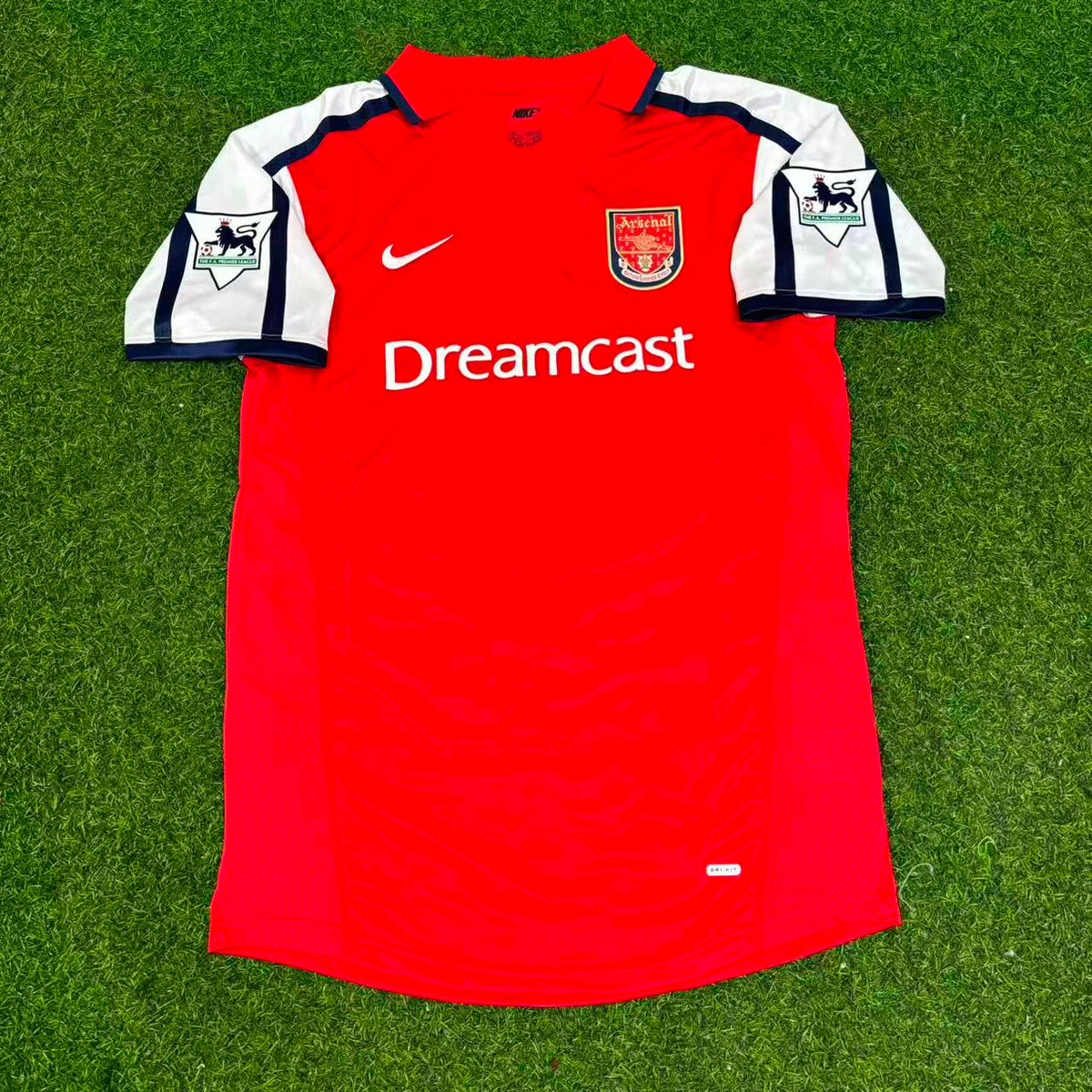 Emmanuel Petit #17 Arsenal 1999-2002 Red White Retro Jersey Trikot Maglia Camiseta Soccer Shirt