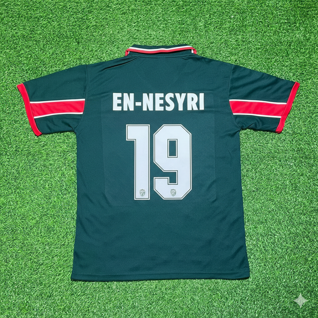 Youssef En Nesyri Marokko Home Retro-Fußballtrikot