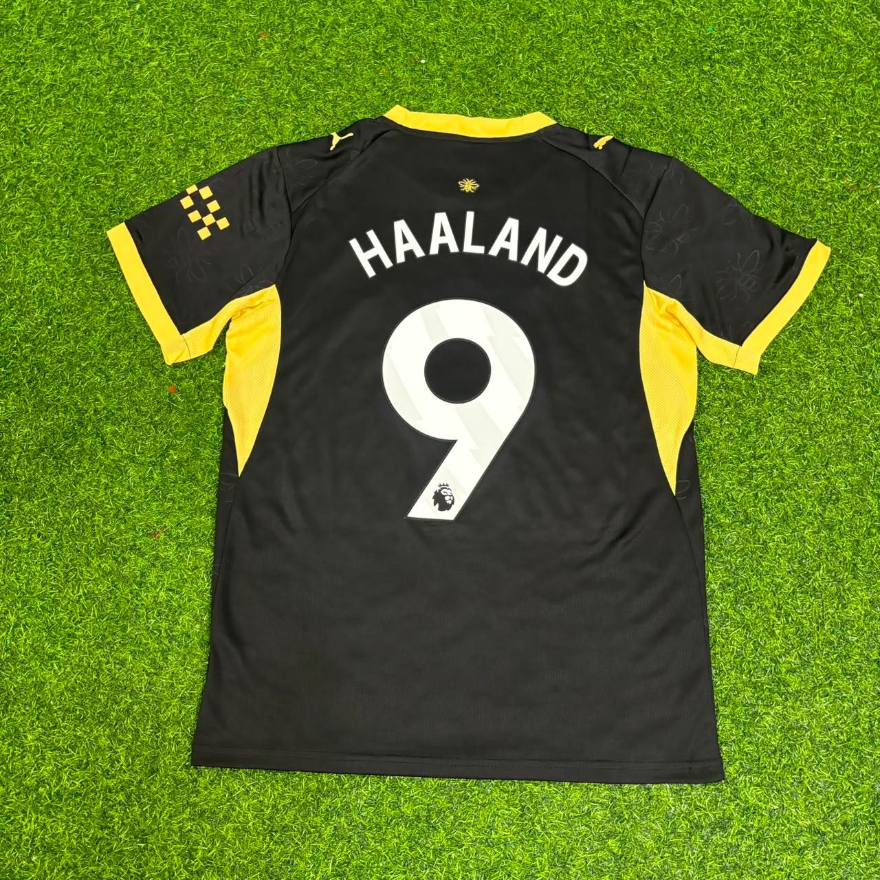 Erling Haaland Manchester City Away Black New Season 2027 Jersey Trikot Maillot Soccer Shirt