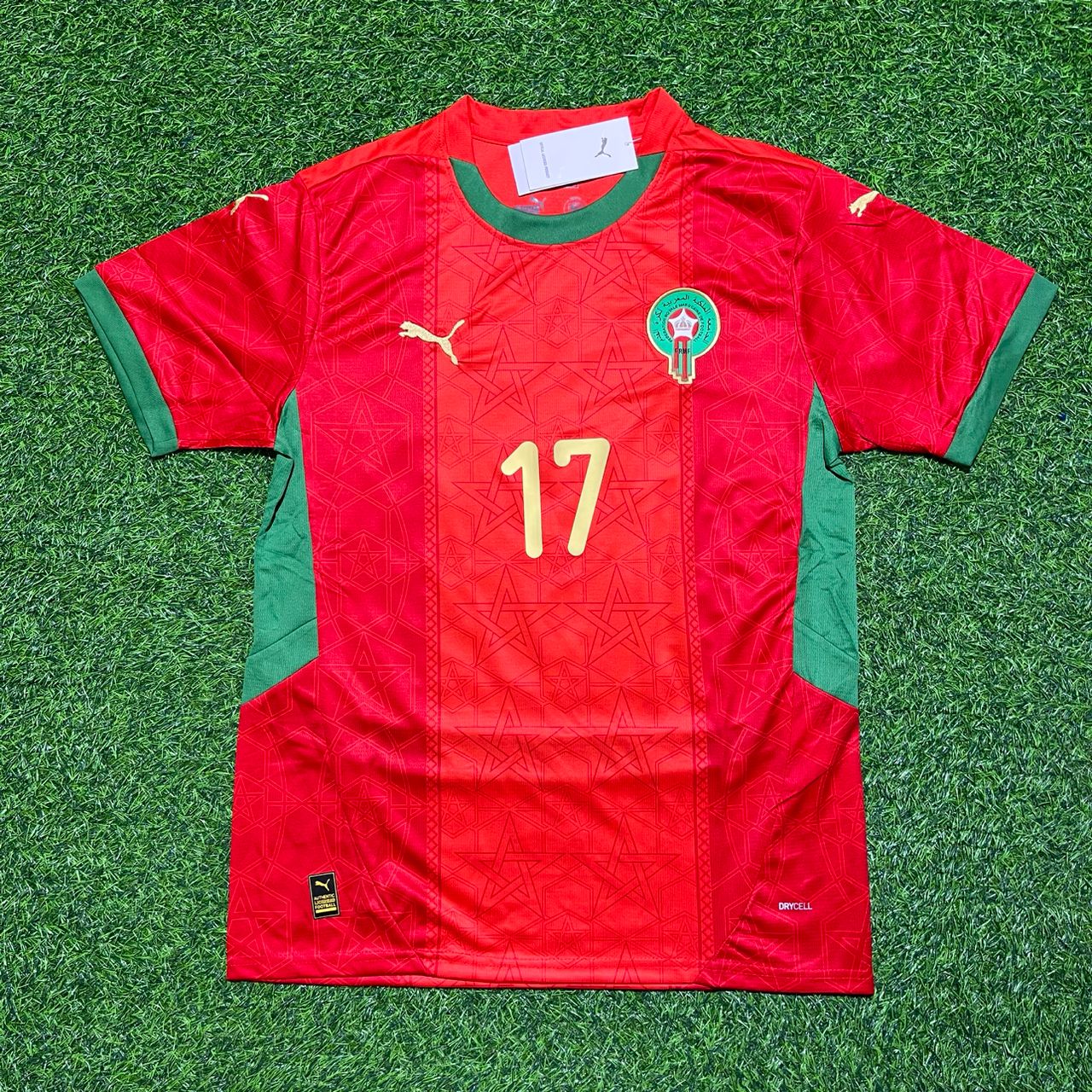 Ez Abde Ezzalzouli Morocco AFCON 2025 Red New Season Football Jersey
