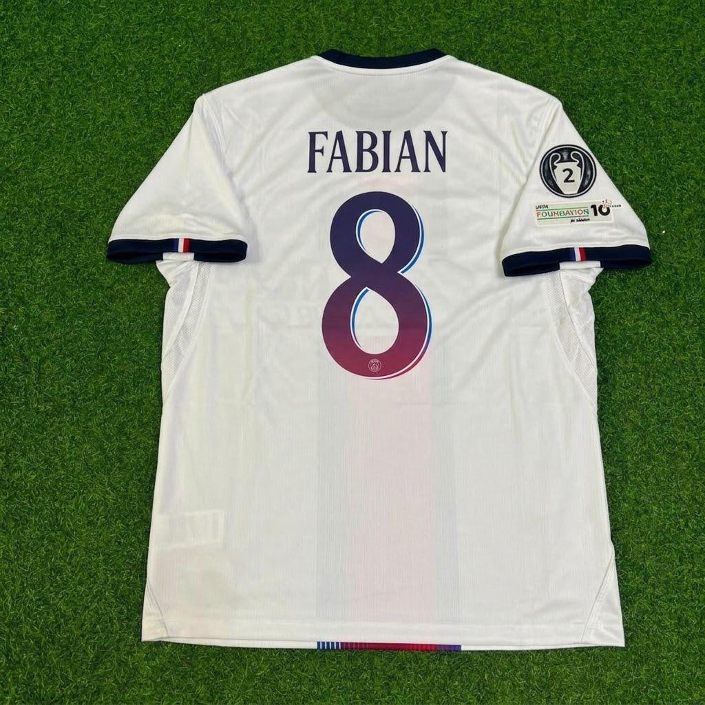 Fabian Ruiz White Jersey Maillot Trikot Soccer Shirt