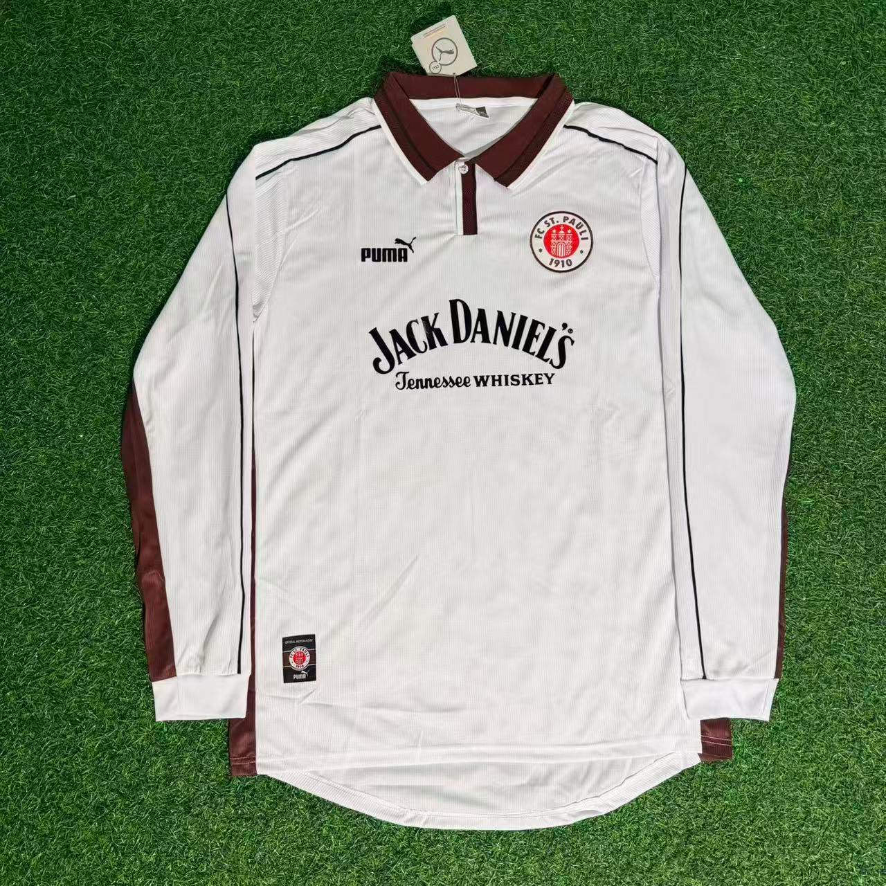 FC St. Pauli 1999-2000 Long Sleeve Home Retro Football Jersey