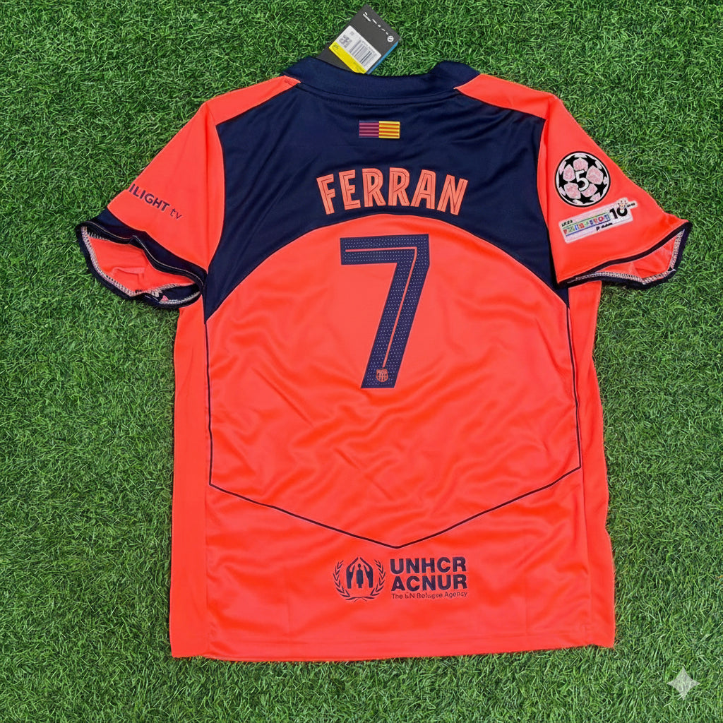 Ferran Torres Barcelona 2025/2026 Season Kit Jersey Trikot Maillot