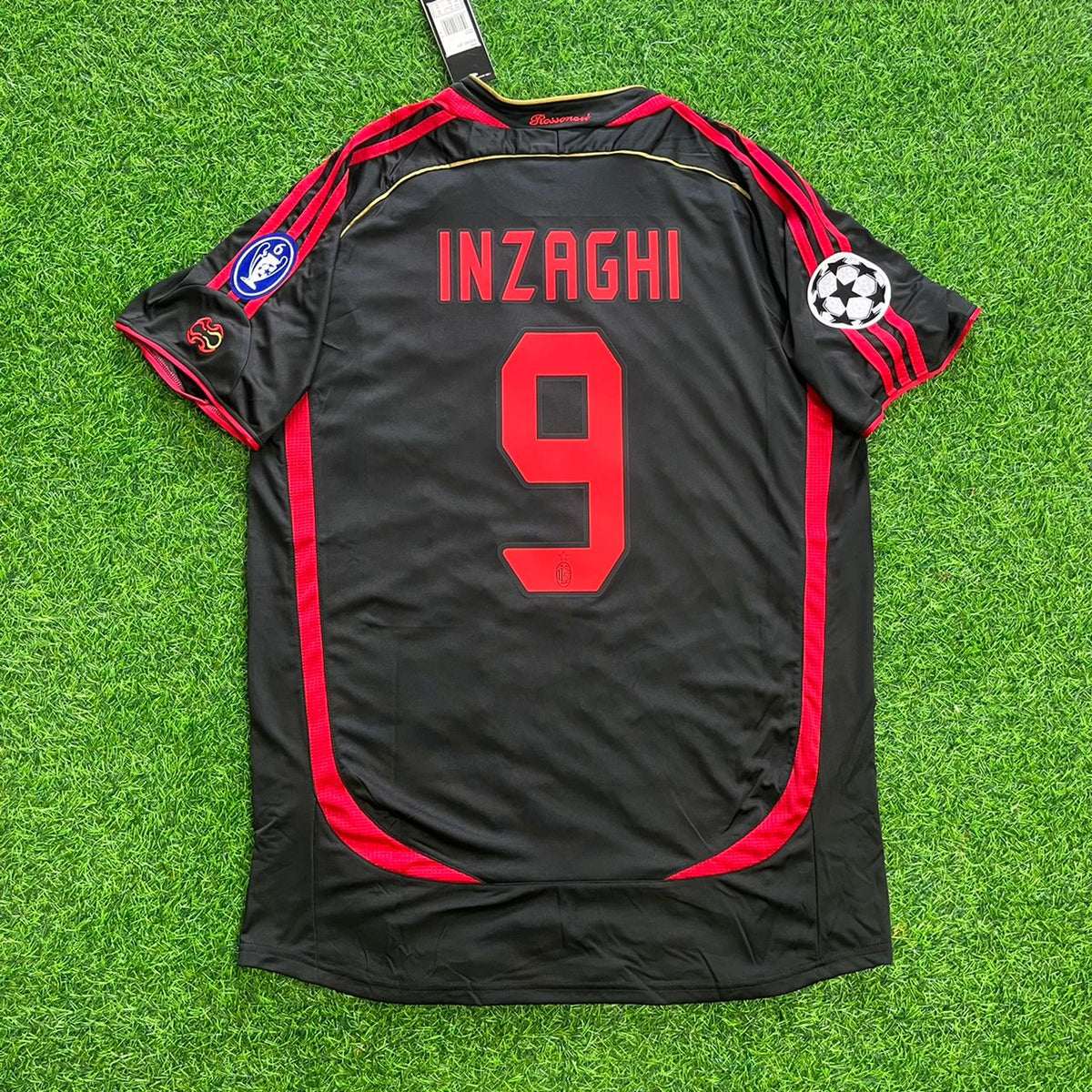 Filippo Inzaghi 9 – AC Milan 2006–2007 Retro Kit Jersey – | Trikot | Maillot | Maglia Soccer Shirt