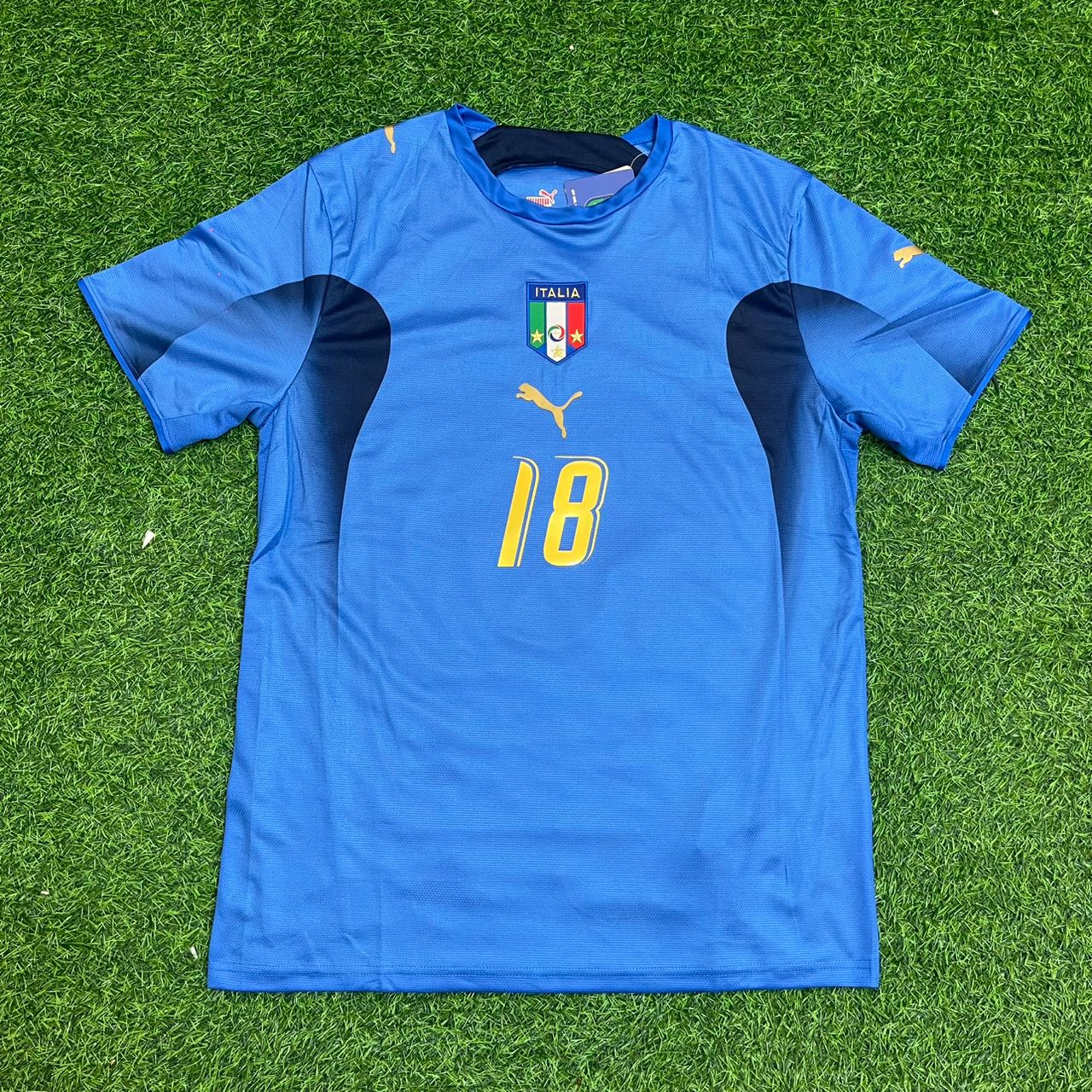 Filippo Inzaghi Italy 2006 World Cup Final Retro Football Jersey Kit