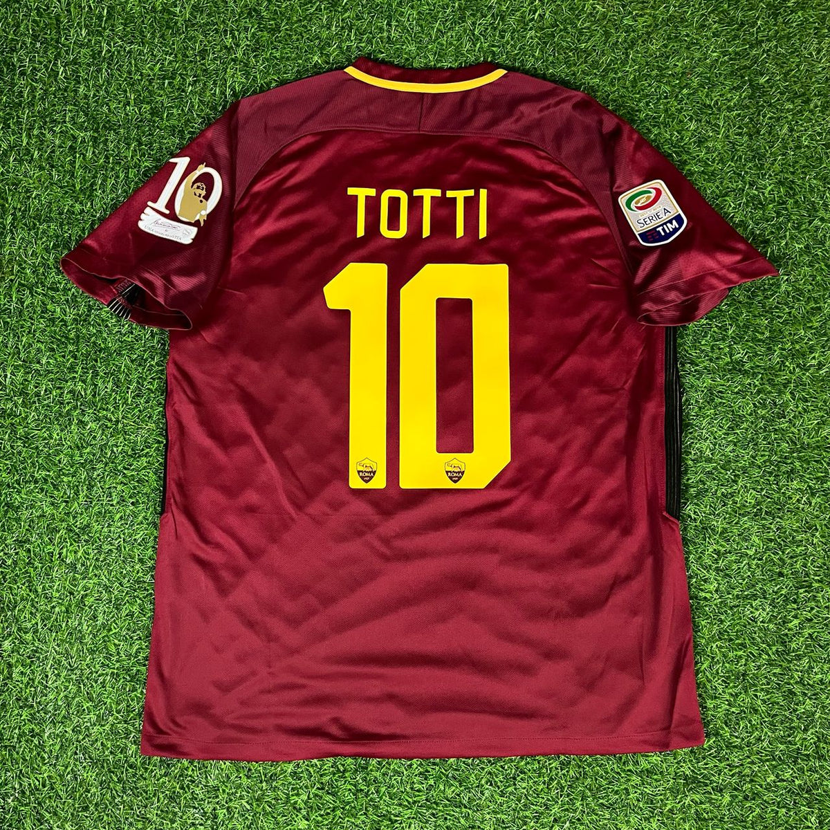 Francesco Totti Retro-Fußballtrikot der letzten Saison 2017