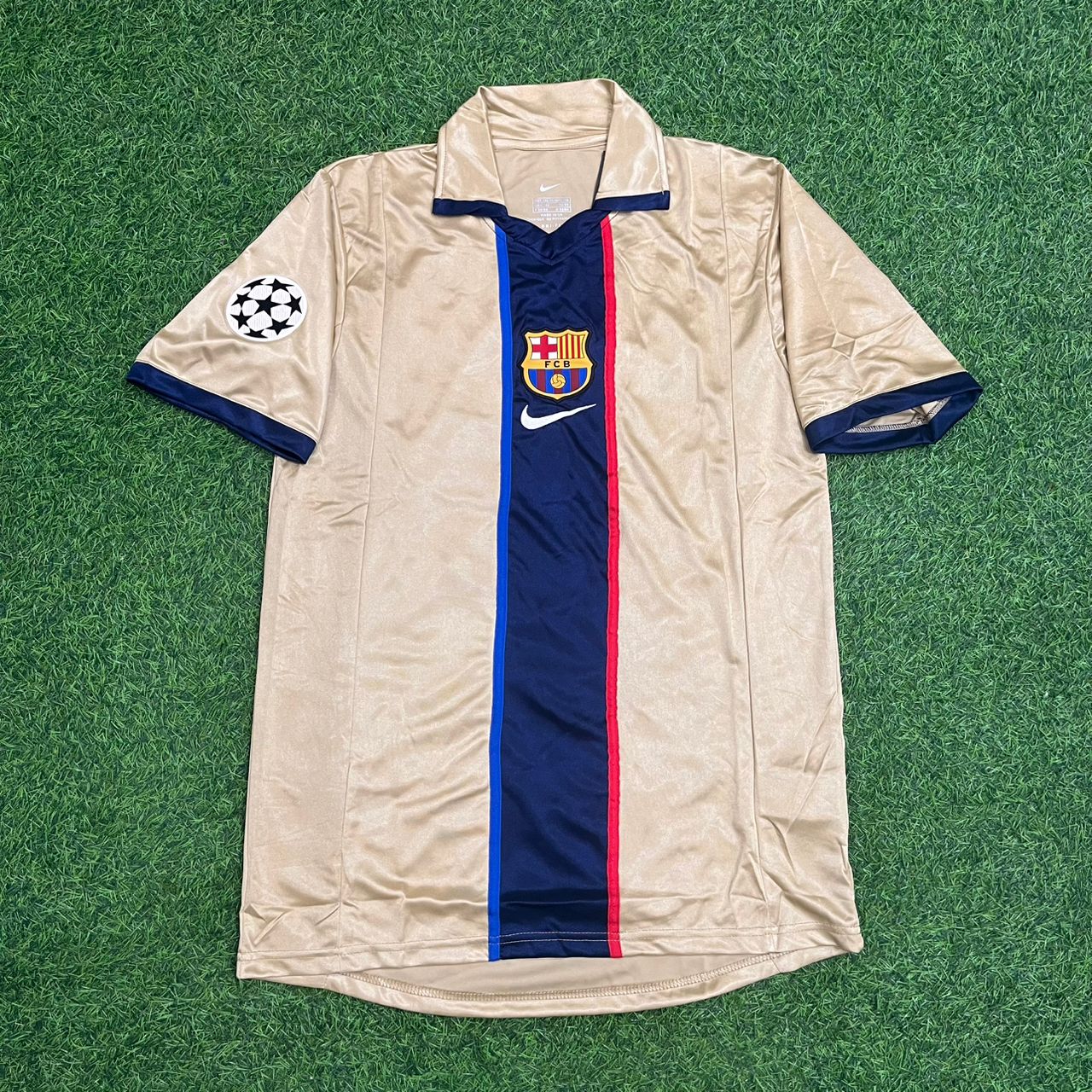 Frank de Boer 3 Barcelona 2001 2002 Season Retro Jersey Maillot Trikot Maglia Soccer Shirt