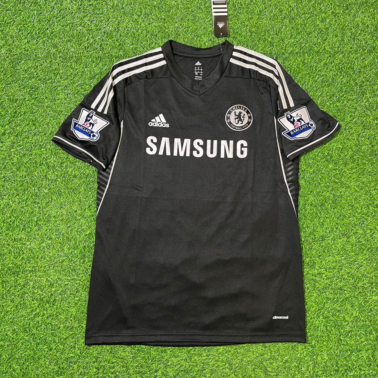 Frank Lampard Chelsea 2013-14 Black Retro Football Jersey Kit