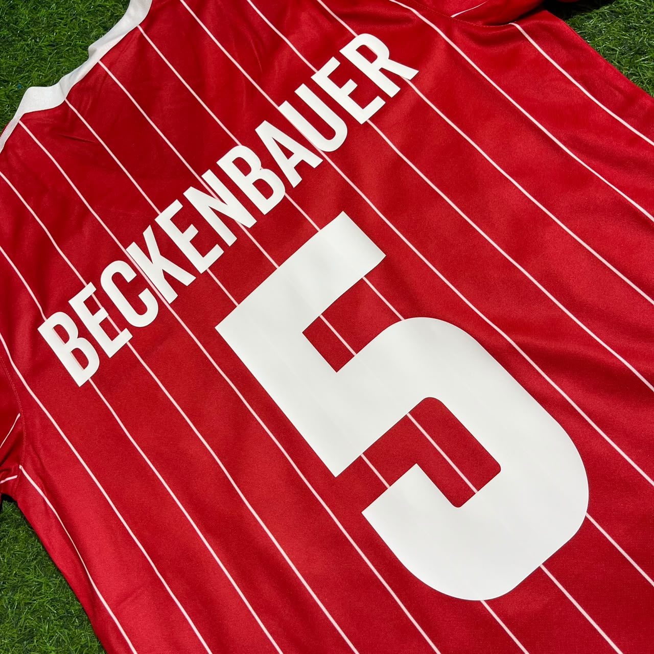 Franz Beckenbauer Hamburger SV Red Retro Fußballtrikot
