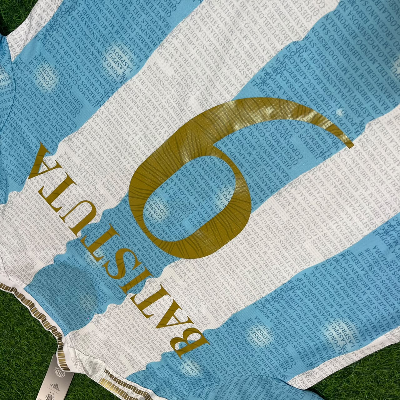Gabriel Batistuta Argentina Commerative Anniversary Football Jersey Trikot Maillot