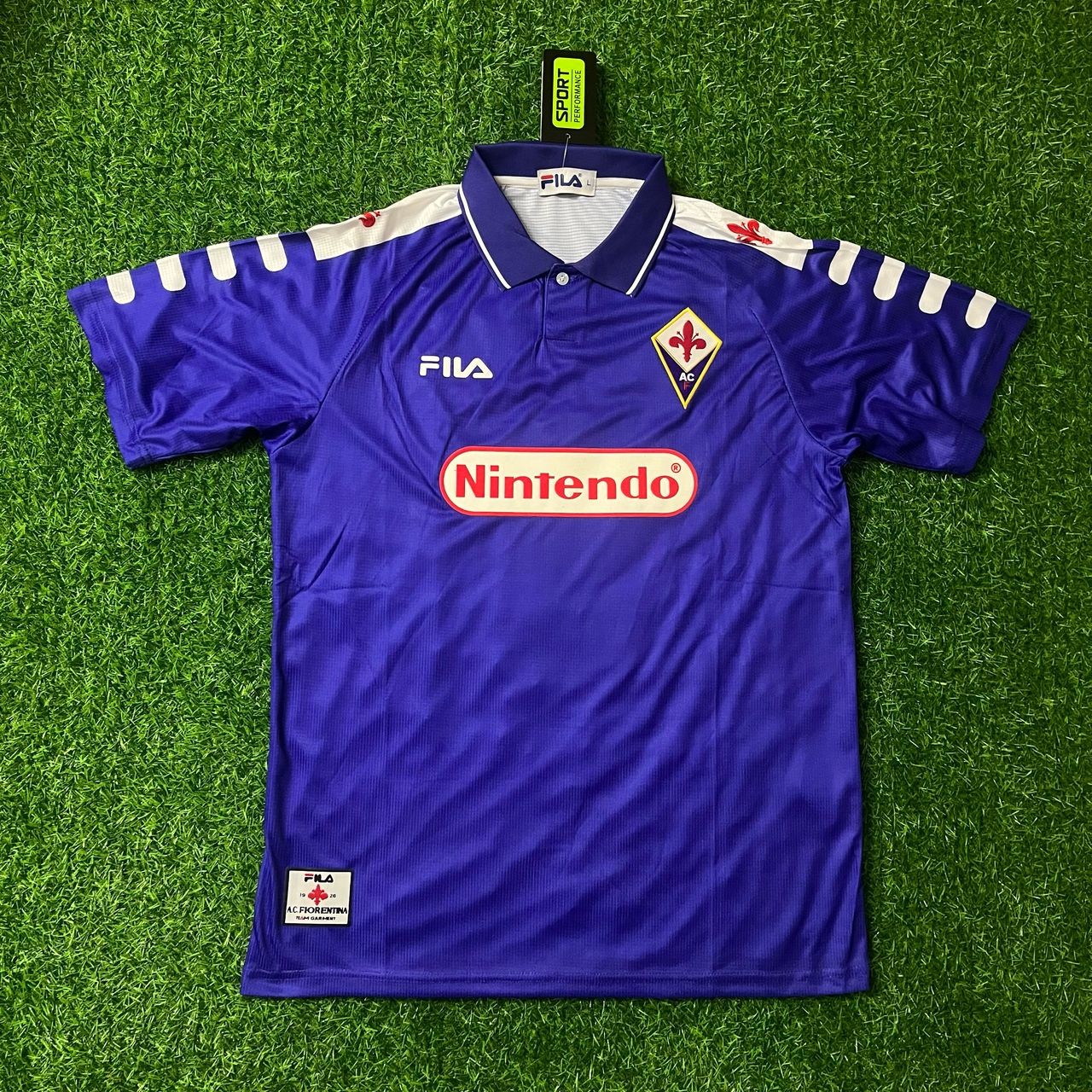 Luca Toni #30 Fiorentina Retro Purple Kit Jersey Trikot Soccer Shirt