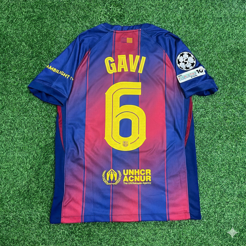 Gavi Barcelona 2025/2026 Season Kit Jersey Trikot Maillot