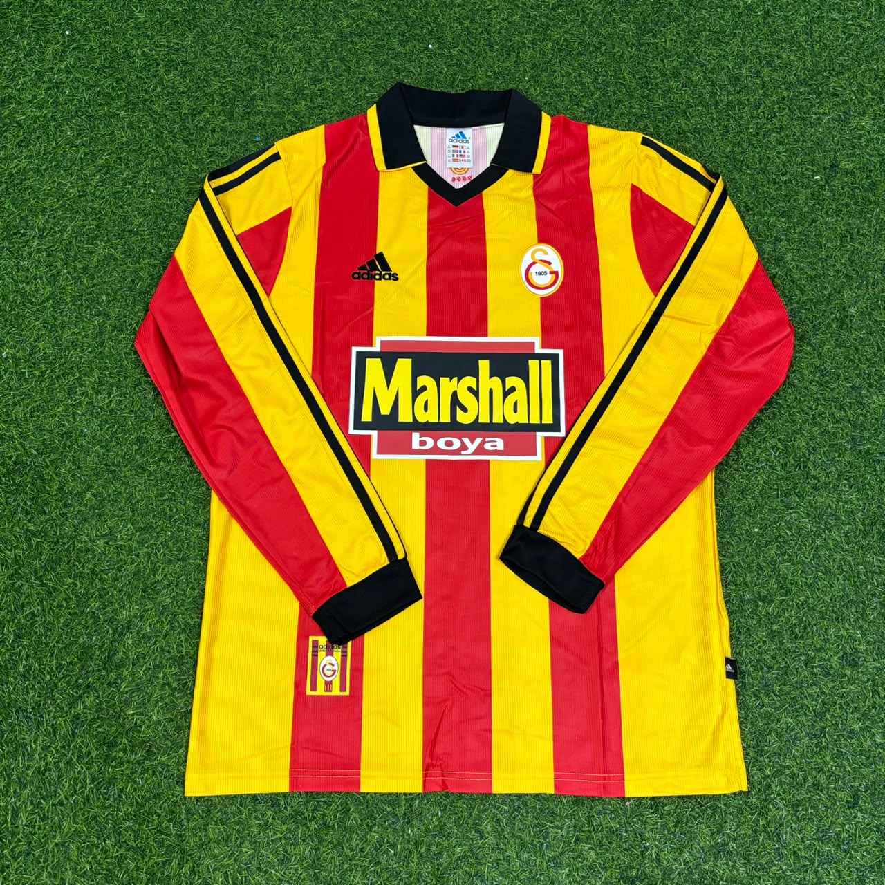 Gheorghe Hagi Galatasaray 1999-2000 Long Sleeve Retro Football Jersey