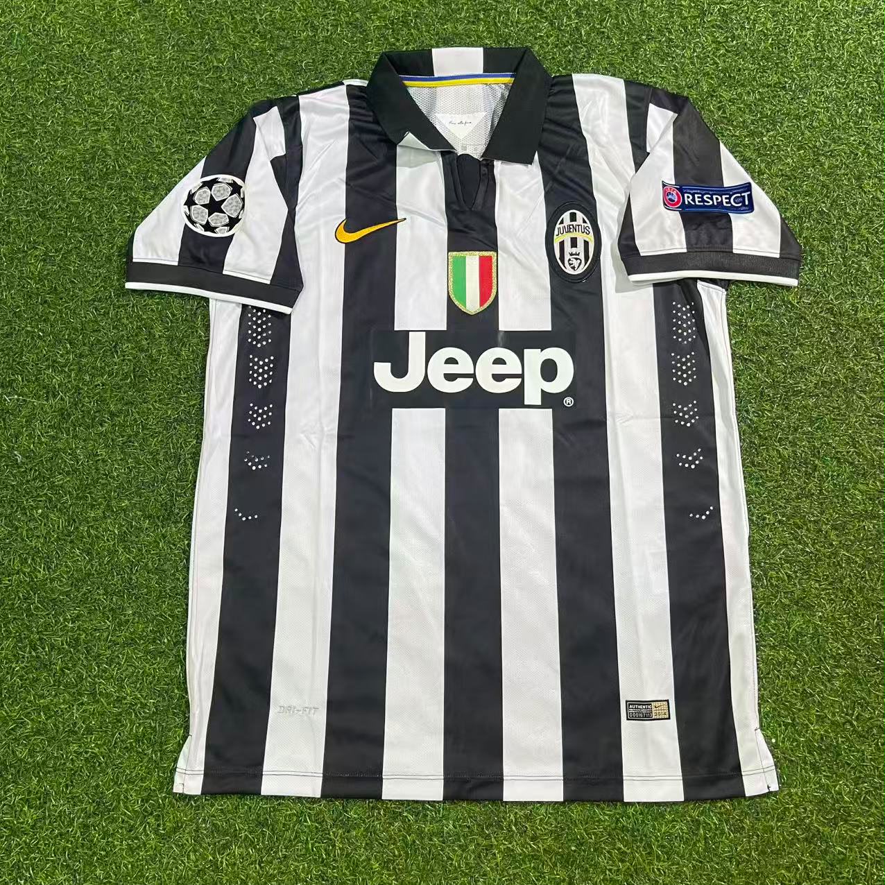 Giorgio Chiellini 3 Juventus 2014 2015 Retro Football Jersey Kit