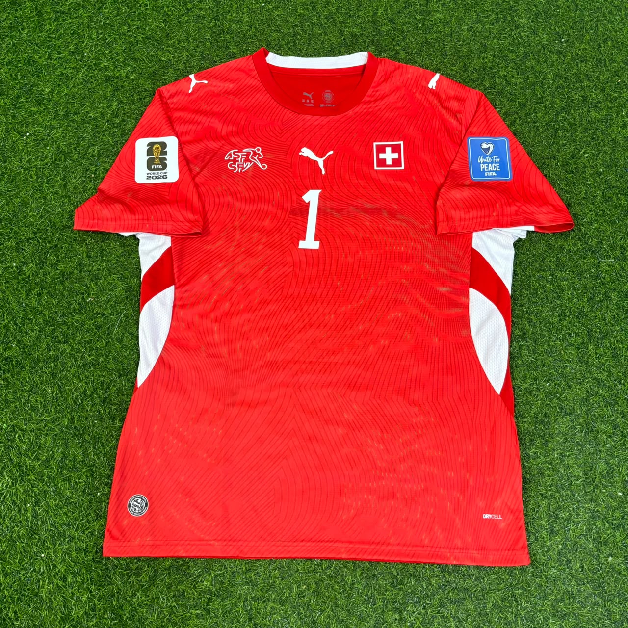 Gregor Kobel 1- Switzerland 2026 World Cup Kit Jersey Trikot Maillot