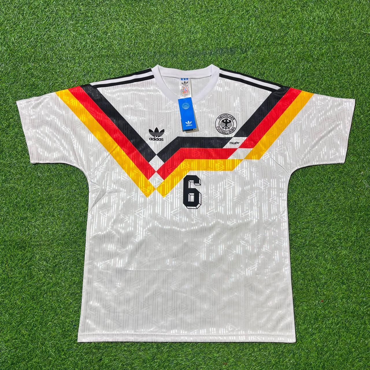 Guido Buchwald Deutschland 1990 Weltmeisterschaft Retro Fußballtrikot